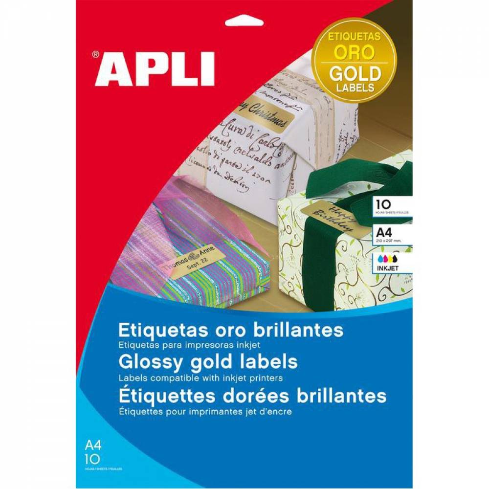 ETIQ. APLI ORO 210X297 RF.10366 10H.