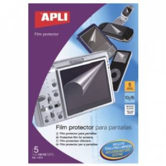 PROTECTOR PANTALLA LAMINA FILM APLI 10X15 UNIDAD