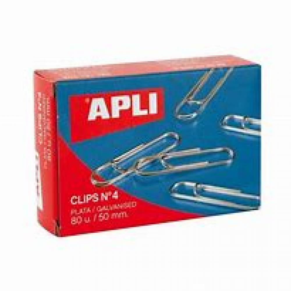 CLIPS LABIADOS Nº 4 APLI PLATEADOS C-10 c-