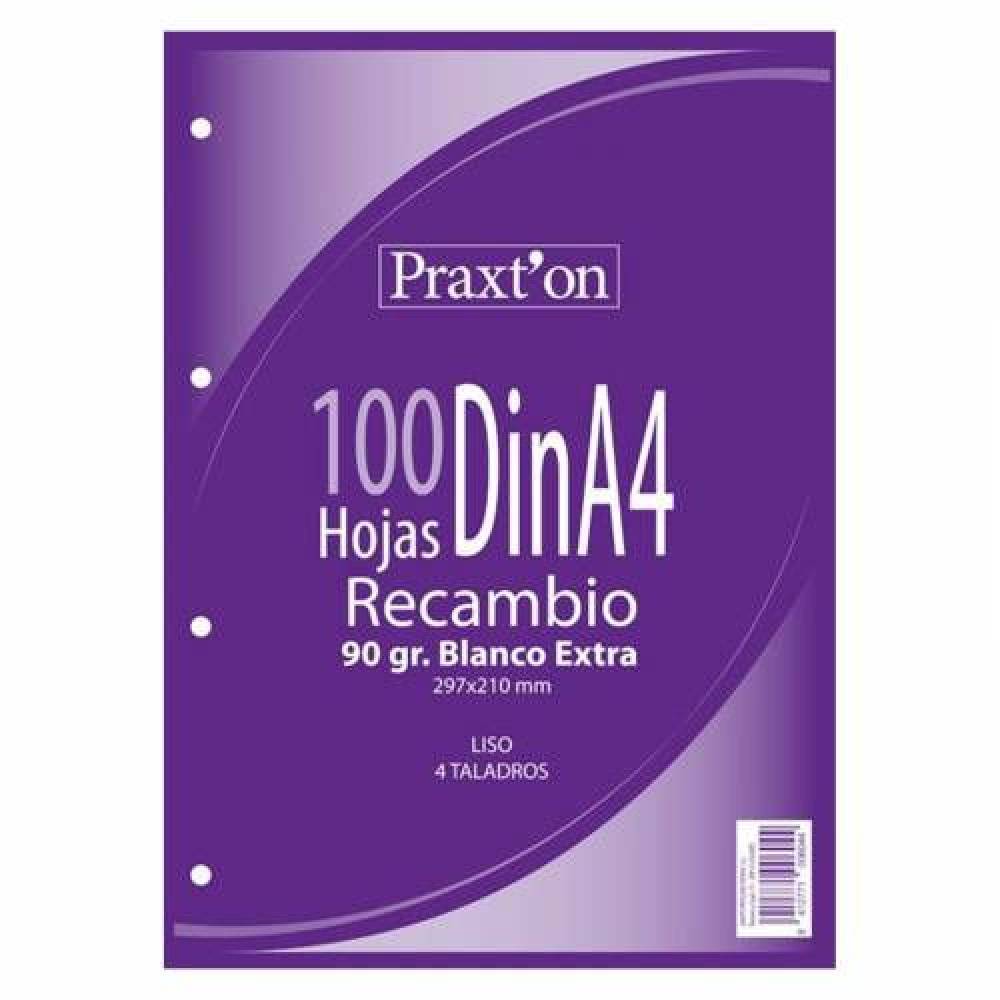 RECAMBIO A4 100H 90G A-4  LISO