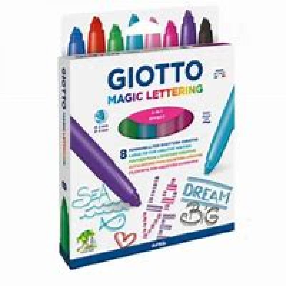 ROTULADOR GIOTTO MAGIC LETTERING 8U