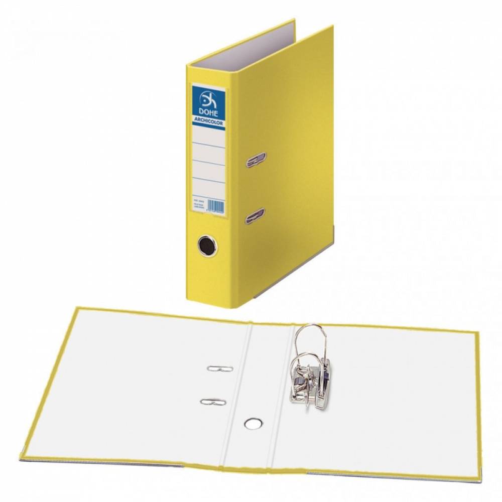 ARCHIVADOR PRAXTON FOLIO 70MM AMARILLO