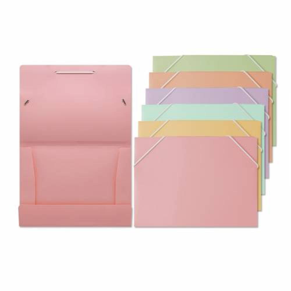 CARPETA SOLAPA PRAXTON PP FOLIO COLORES PASTEL