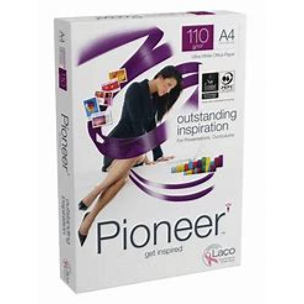 PAPEL A-4 BLANCO 110GR PIONNER 250H