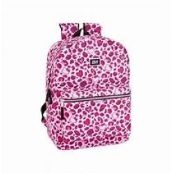 MOCHILA PC SAFTA 43X32 HELLO KITTY LEOPARD