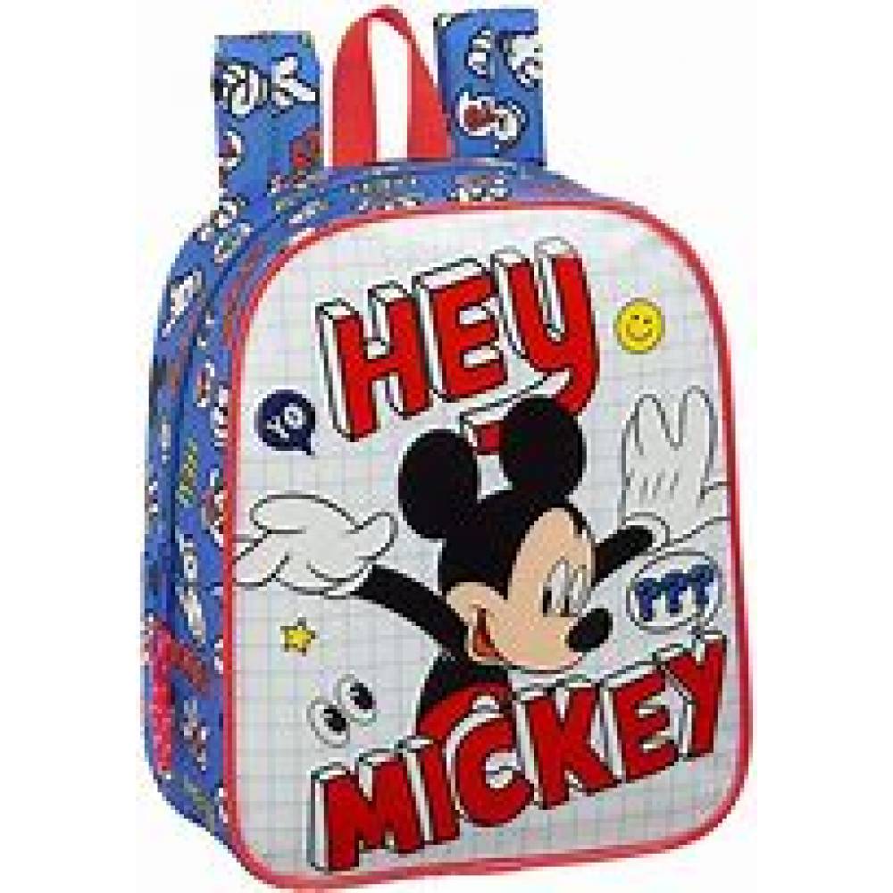 MOCHILA SAFTA 27X22 MICKEY MOUSE THINGS