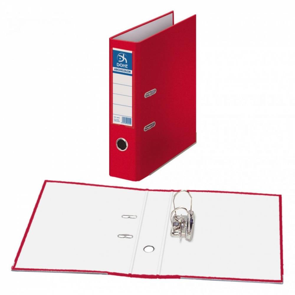 ARCHIVADOR PRAXTON FOLIO 70MM ROJO