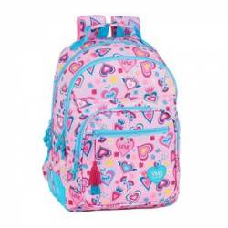 MOCHILA SAFTA 42X32 VMB CORAZONES