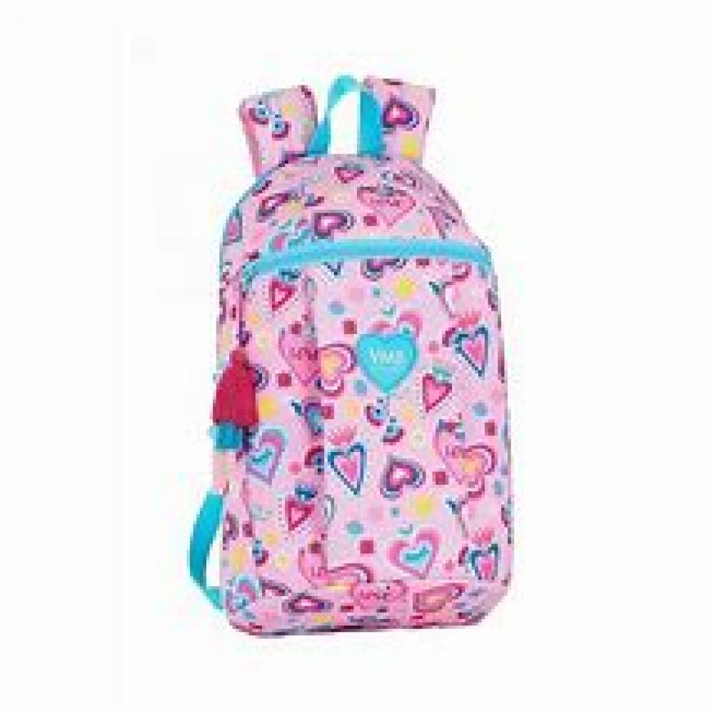 MOCHILA SAFTA 39X22 VMB CORAZONES