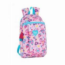 MOCHILA SAFTA 39X22 VMB CORAZONES