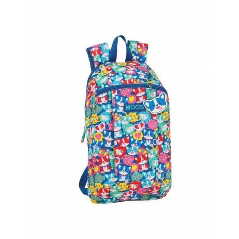 MOCHILA SAFTA 39X22 MICKEY MOOS CORGI