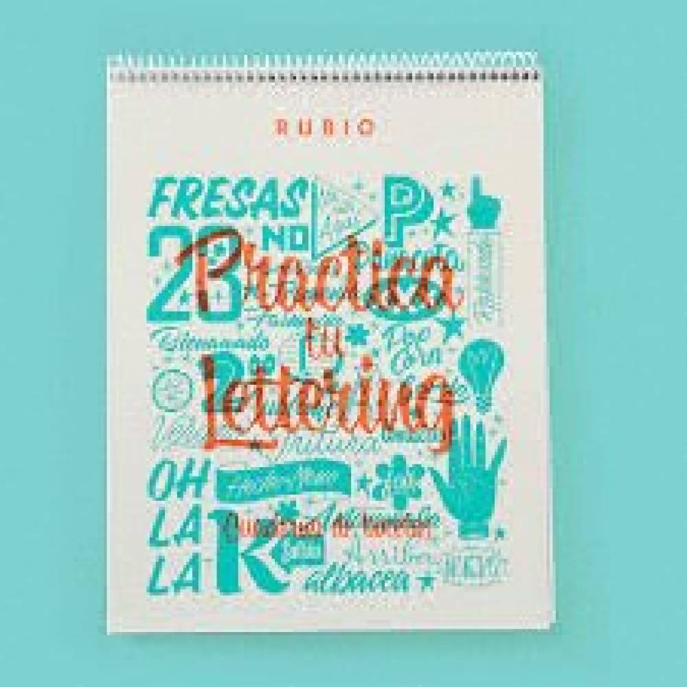 CUADERNO RUBIO BOCETOS LETTRING