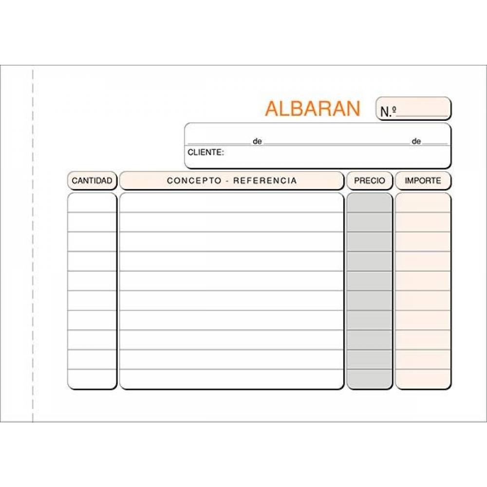 TALONARIO ALBARAN T-123 8º APAISADO