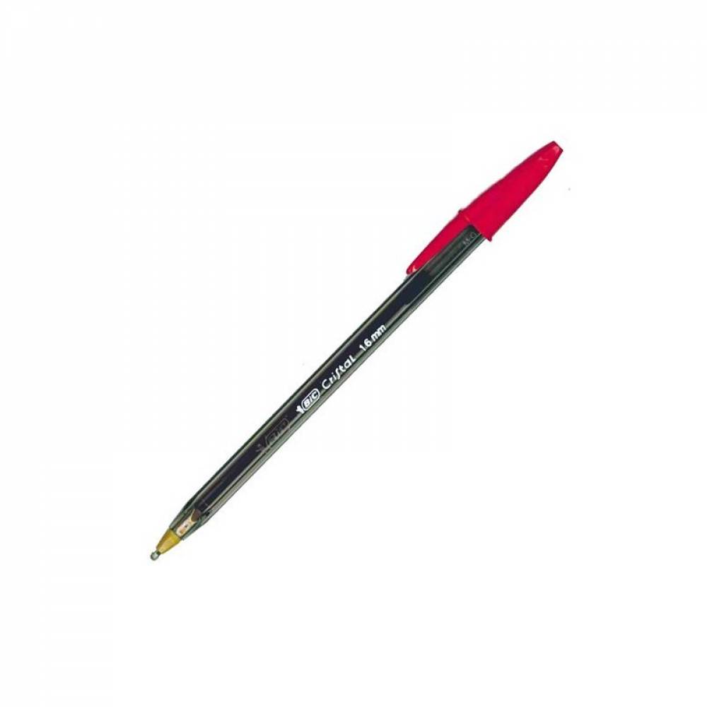 BOLIGRAFO BIC CRISTAL LARGE ROJO PUNTA 1.6 MM.