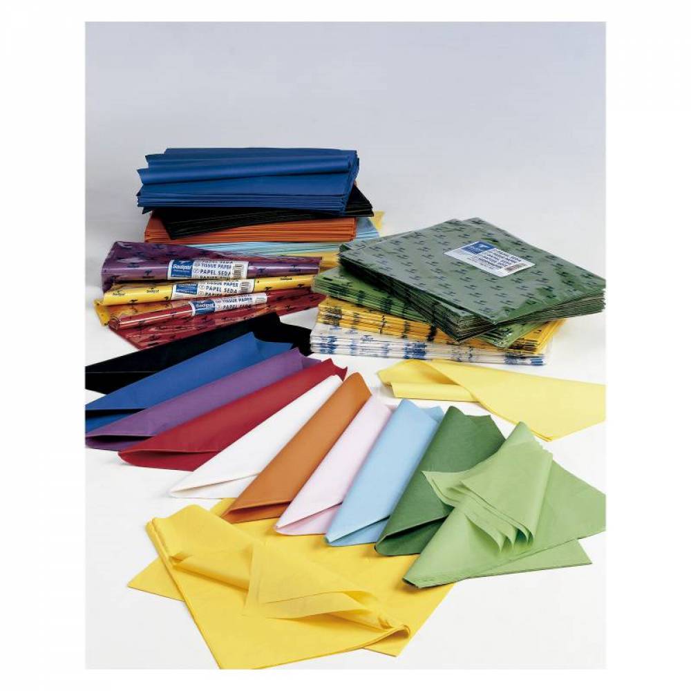 PAPEL SEDA COLORES VARIOS 25 PLIEGOS