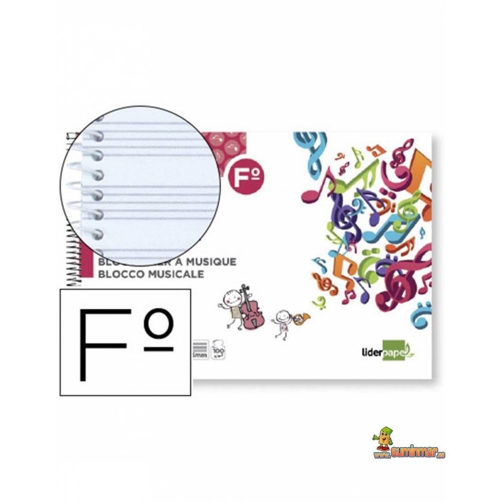 CUADERNO MUSICA Fº LIDER P-10