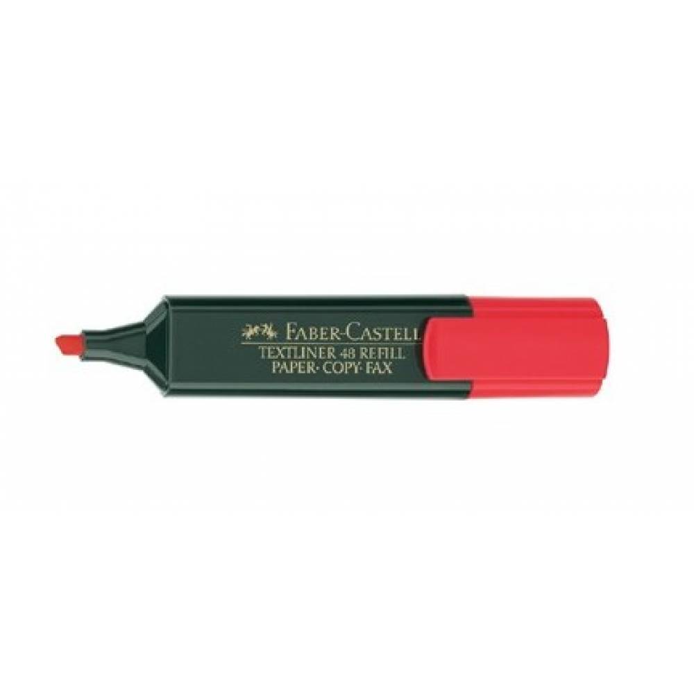 ROTULADOR FABER FLUOR. TEXTLINER ROJO C-10