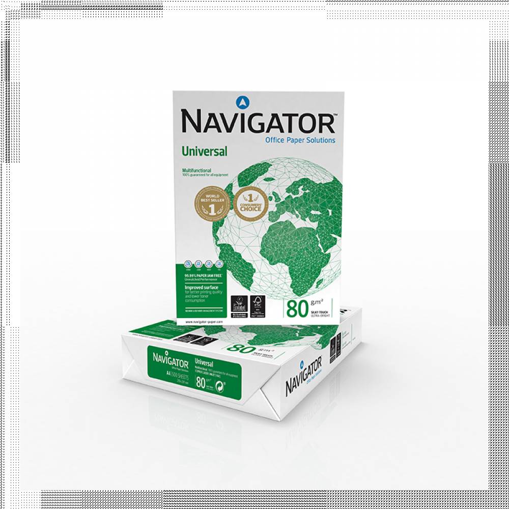 PAPEL A-4 BLANCO 80GR NAVIGATOR P-500