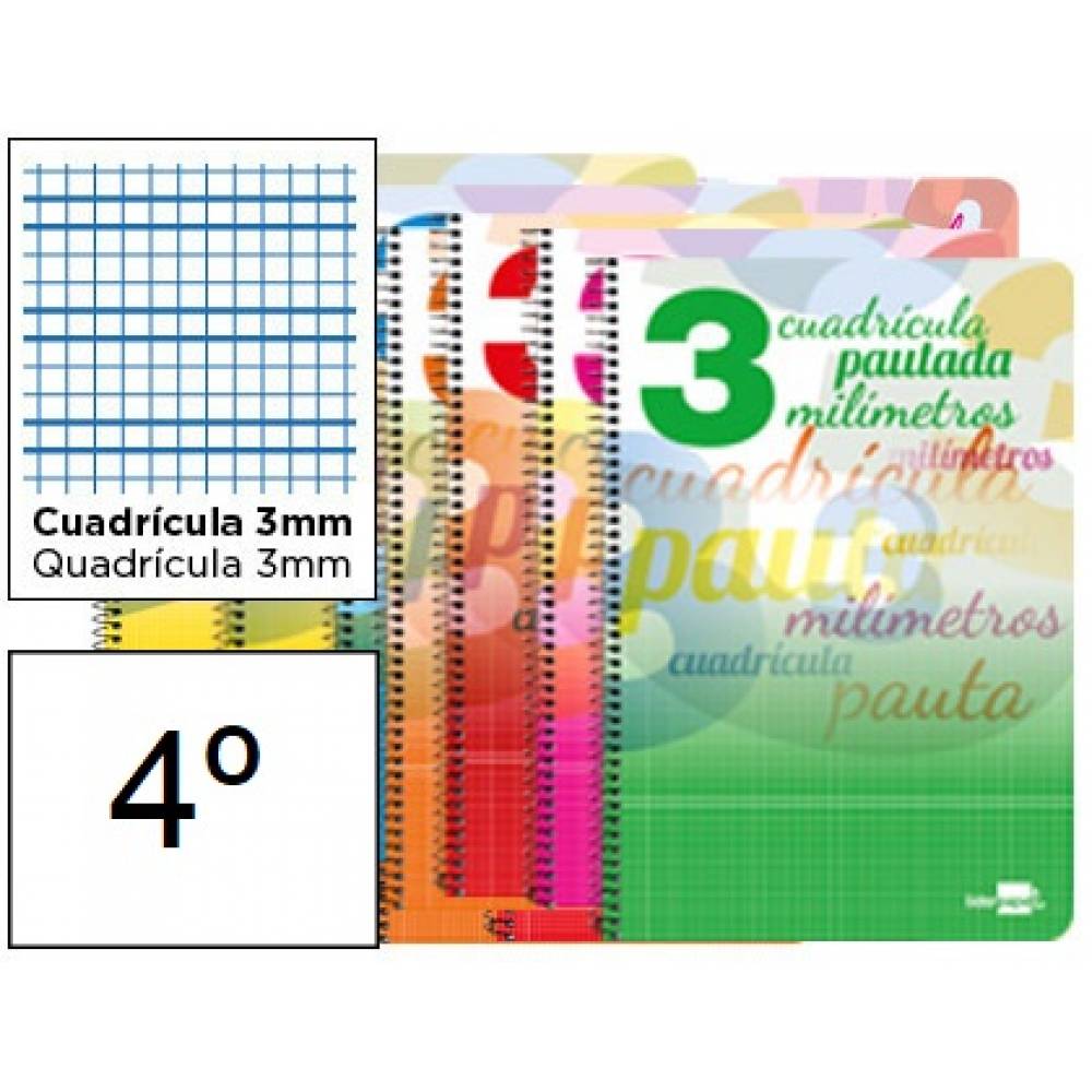 BLOCK PAUTAGUIA 4º 3mm 40H 80GR LIDER 51704