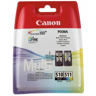 CARTUCHO PACK CANON CL511 / PG510 COLOR/NEGRO