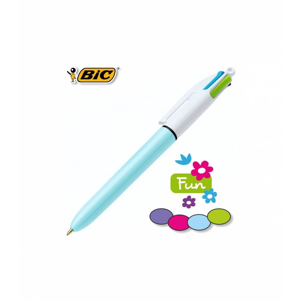 BOLIGRAFO BIC 4 COLORES FASHION