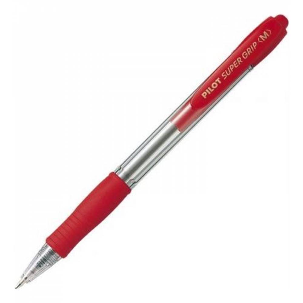 BOLIGRAFO PILOT SUPERGRIP ROJO C-12