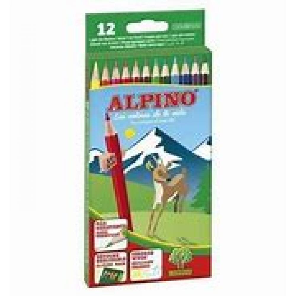 LAPIZ ALPINO LARGO C-12 COLORES