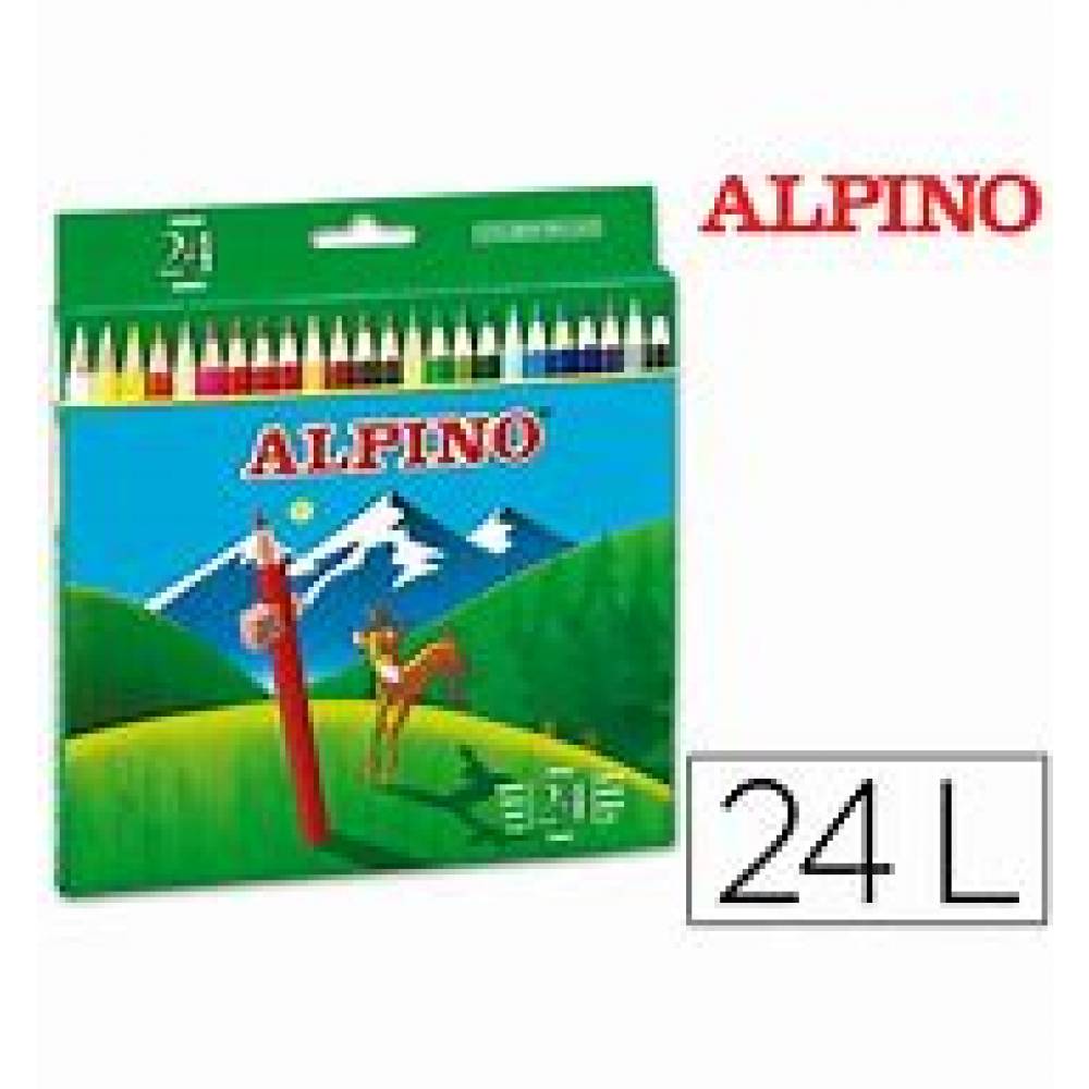 LAPIZ ALPINO LARGO C-24 COLORES