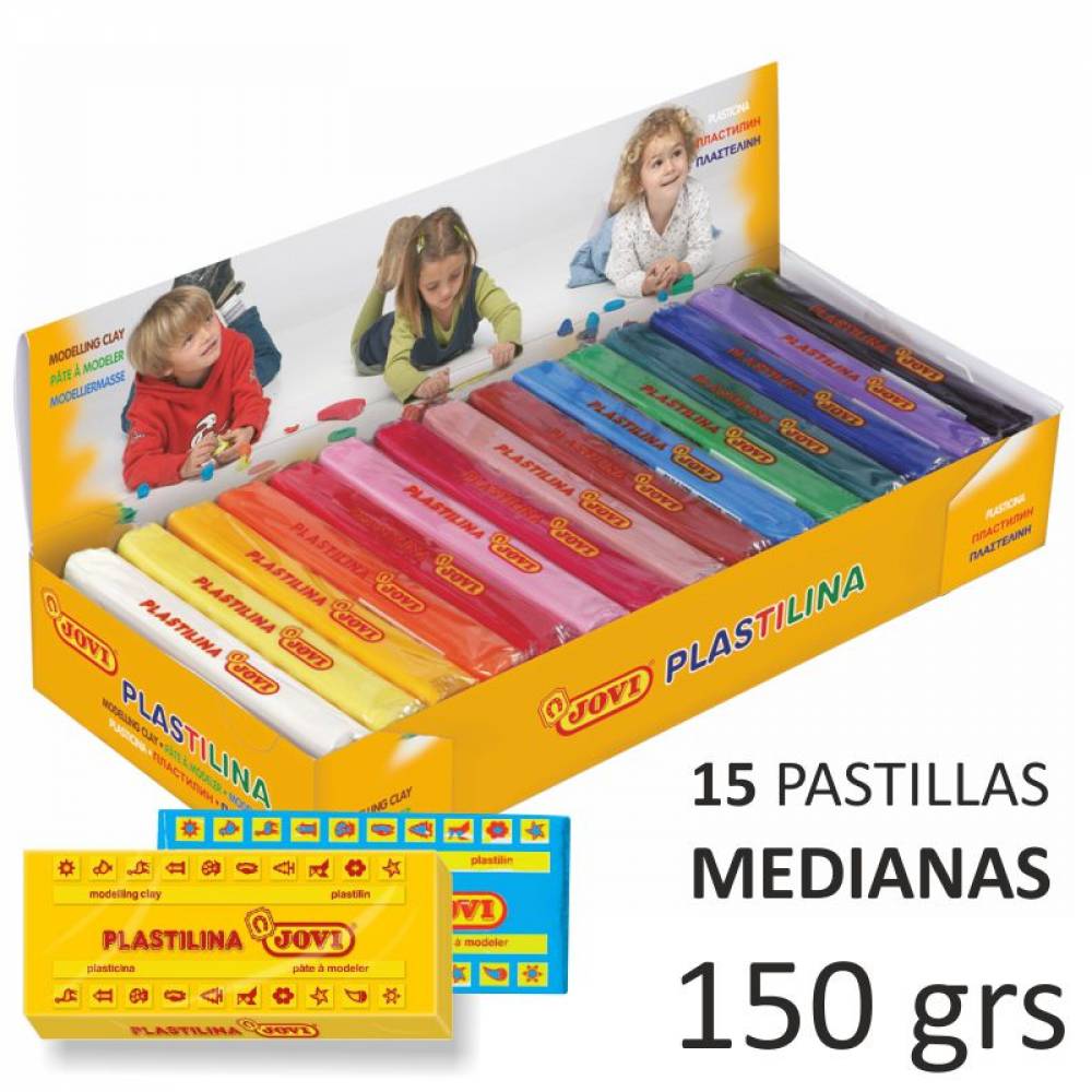 PLASTILINA JOVI 150GR. MEDIANA C-15