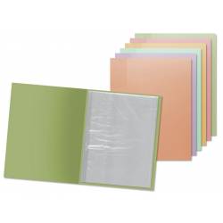 CARPETA 40 FUNDAS A4 PP PASTEL