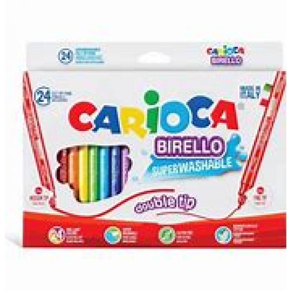 ROTULADOR CARIOCA BIRELLO DOBLE PUNTA C-24