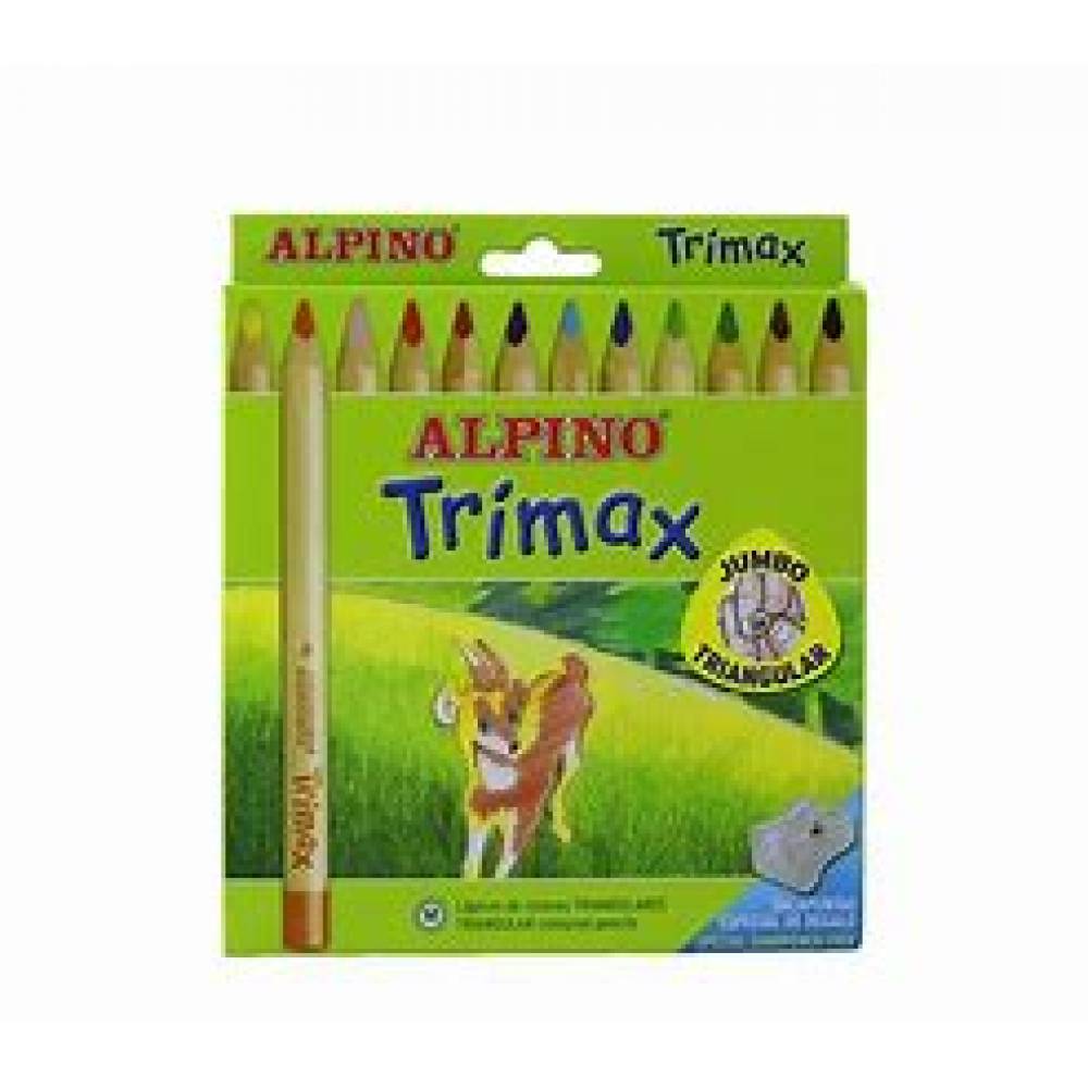 LAPIZ ALPINO TRIMAX  C-12 COLORES