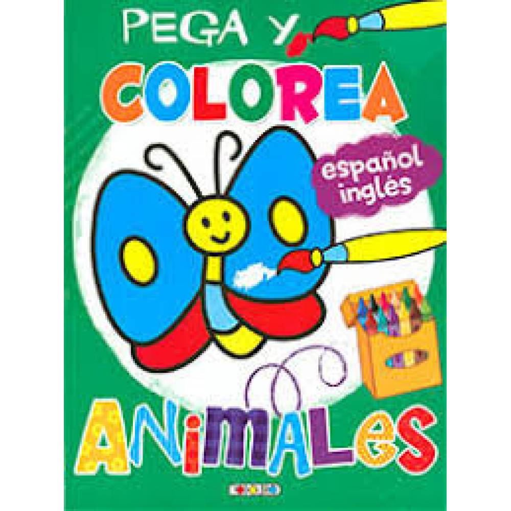 PEGA Y COLOREA ANIMALES 2