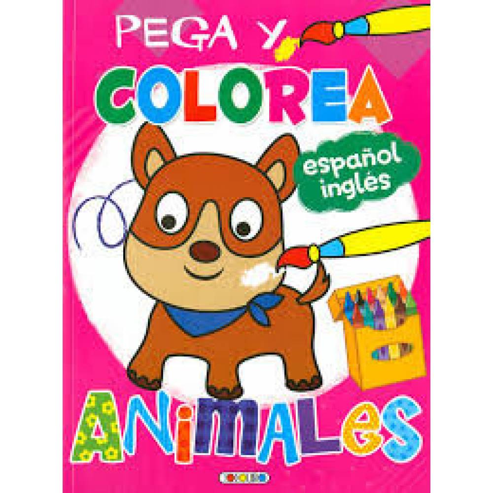 PEGA Y COLOREA ANIMALES 4