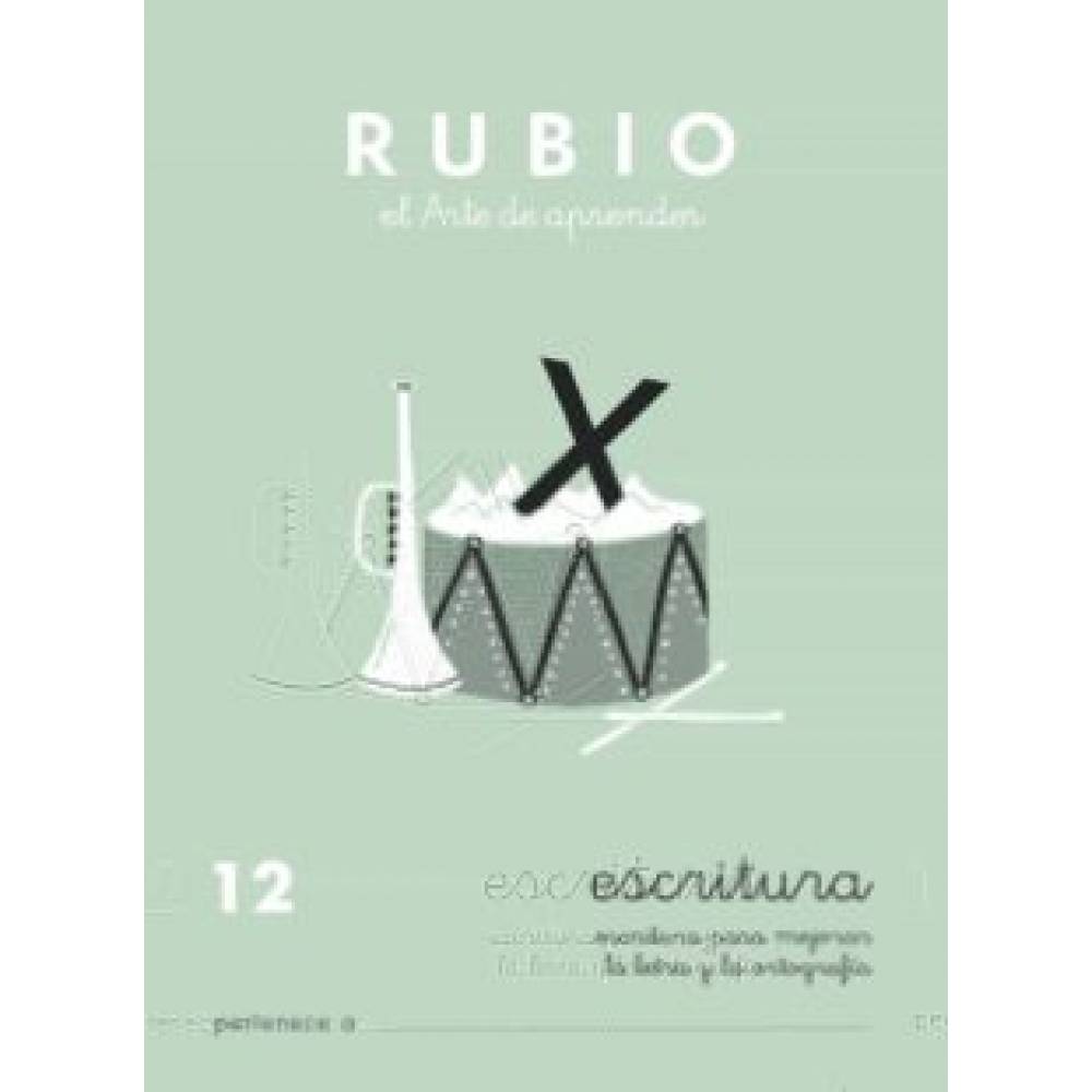 CUADERNO RUBIO ESCRITURA 12