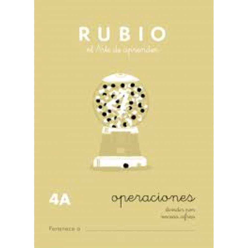 CUADERNO RUBIO PROBLEMAS 4A