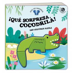 QUE SORPRESA COCODRILA UNA HISTORIA PUZZLE