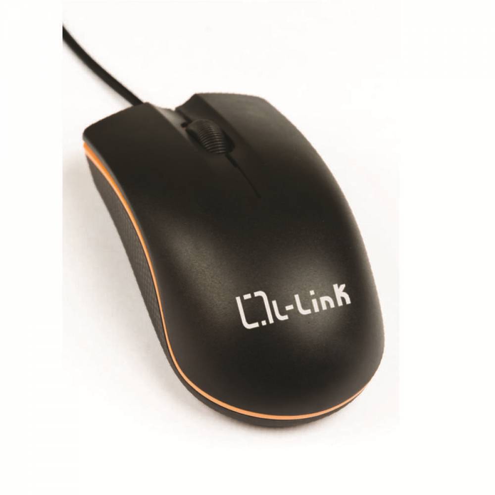 RATON L-LINK RATON OPTICO USB LL - 2081 NEGRO