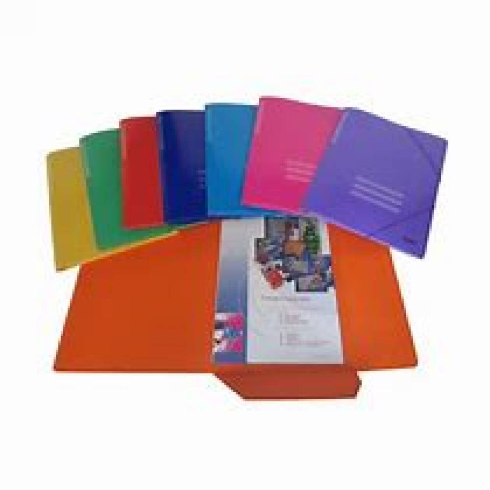 CARPETA GOMAS SOLAPAS CARTON COLORES