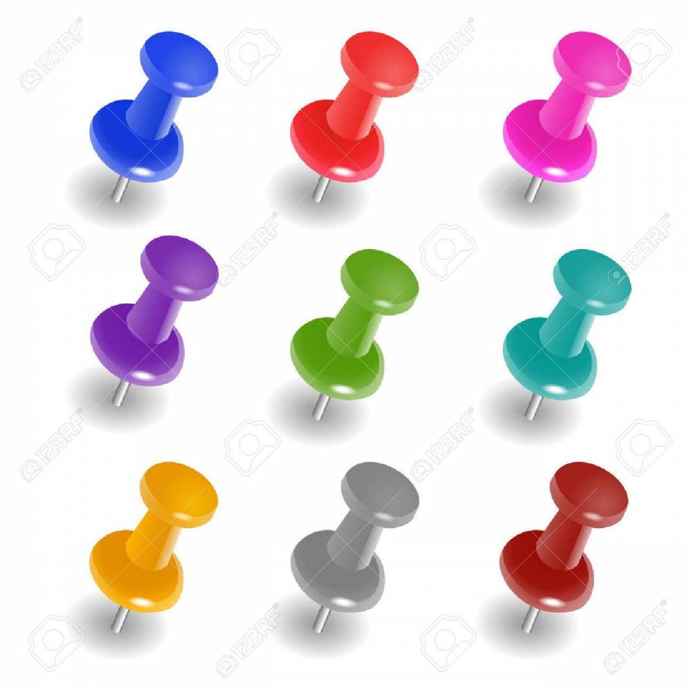 PUSH PIN CONO MULTICOLOR DMM 40 UND