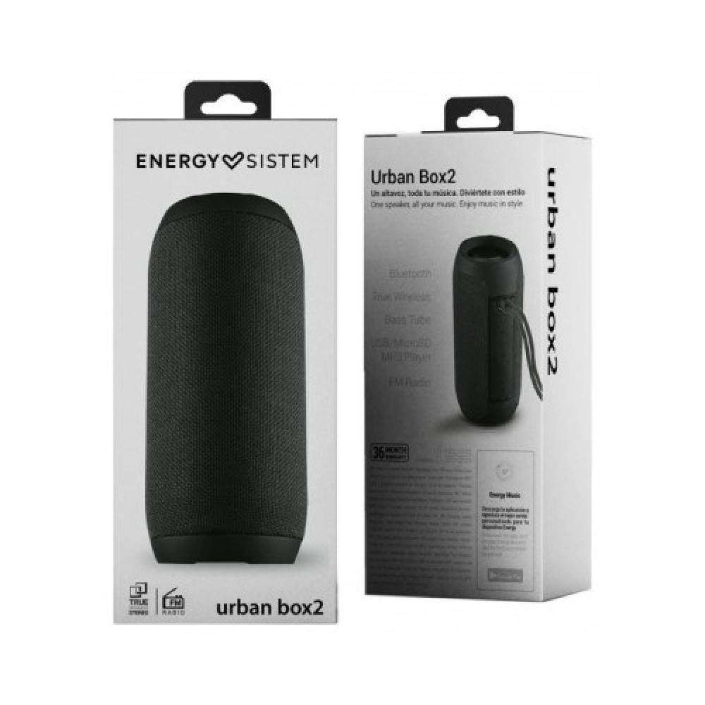 Energy Sistem Altavoces urban box 2 onyx