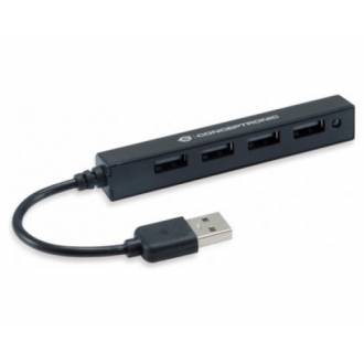 HUB USB 2.0 CONCEPTRONIC HUBBIES05B 4 PUERTOS