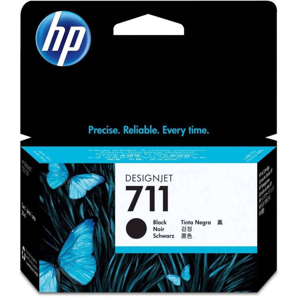 CARTUCHO HP ORIGINAL 711 NEGRO 38 ML